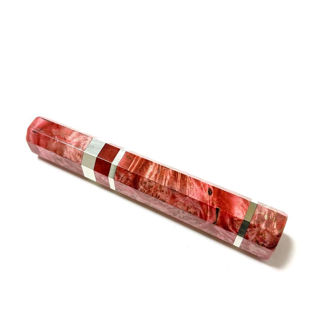 三段銀巻 牛刀210 手作り 包丁の柄 牛刀7寸 スタビライズドウッド 八角柄t