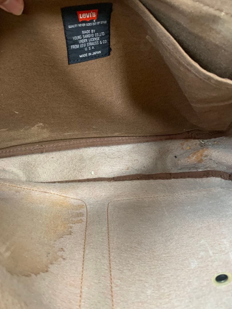 Levi's ヴィンテージ　レザーバッグ