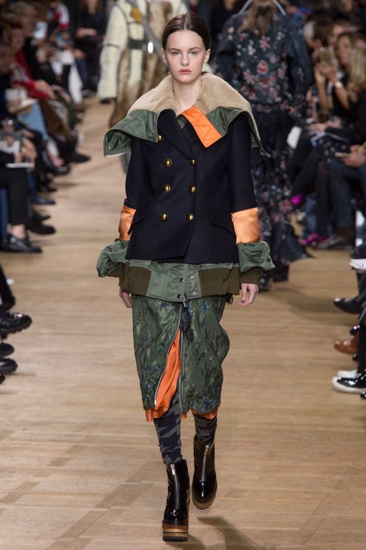 スカート sacai 17aw nylon skirt