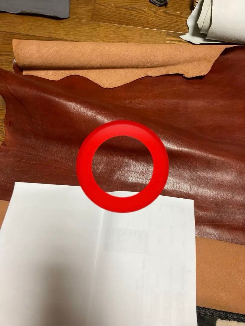 ご確認用　ハラコ　カウ柄　システム手帳　A5 牛革　本革　レザー