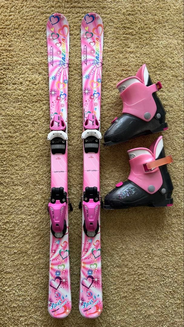 スキー板KAZAMA　ROCKER　116cm　/21.0cm ブーツ