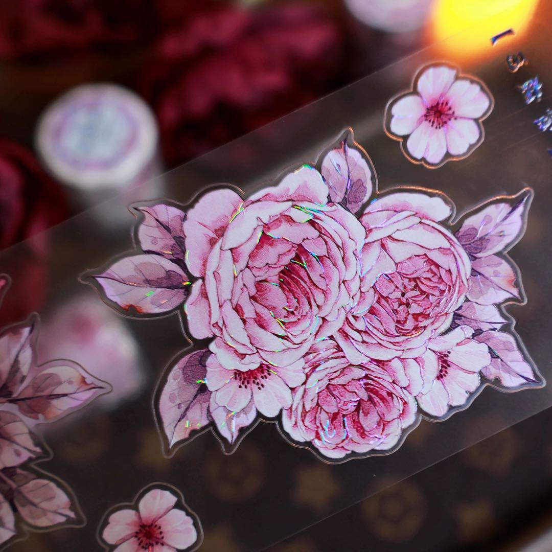 繁花文创《红颜旧》海外マスキングテープ　マステ 【2657】