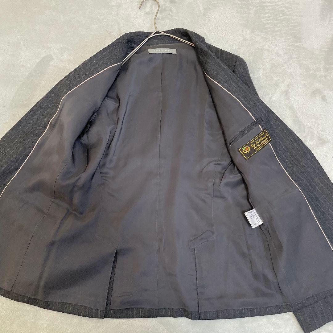 特価【最高級ロロピアーナ×セオリーリュクス】シルク混 パンツ スーツ 40 L