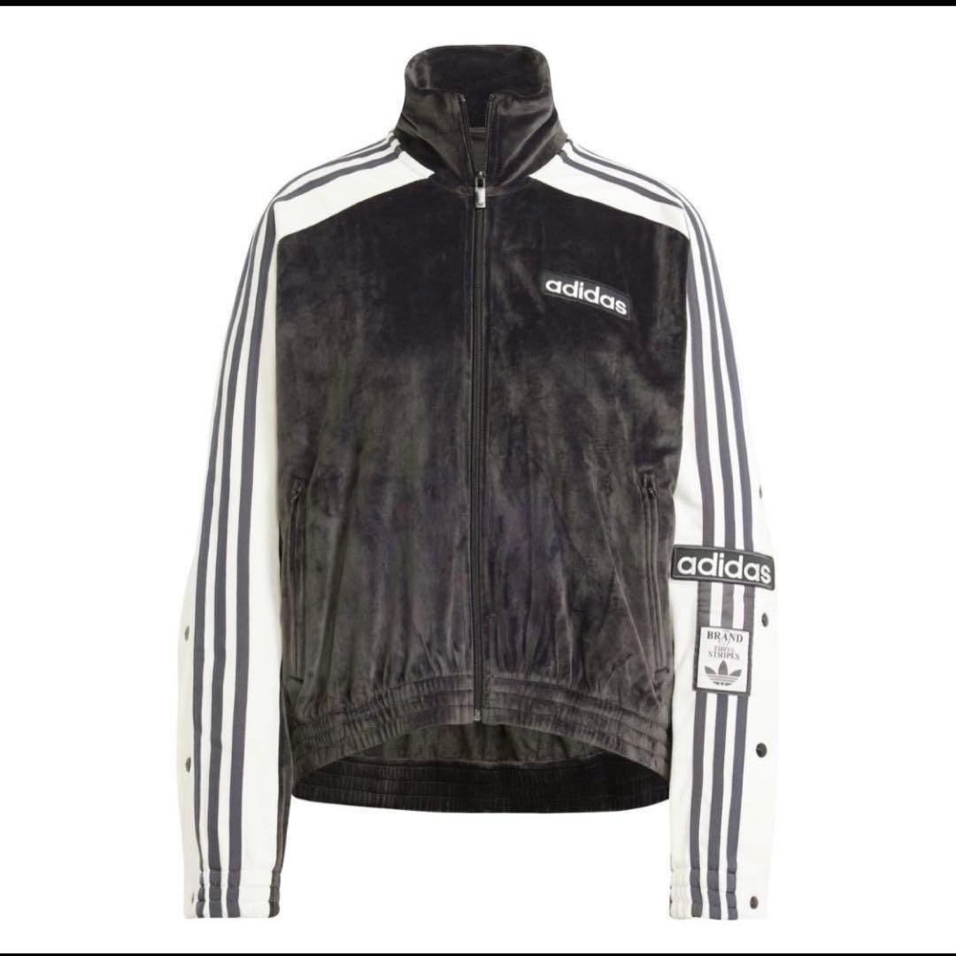 トップス adidas w adibreak velour tt Black XL
