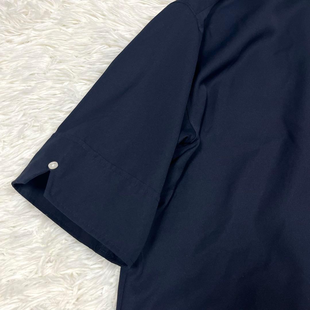 『極美品』FRED PERRY別注Ray BEAMS リブカラーシャツ ネイビー