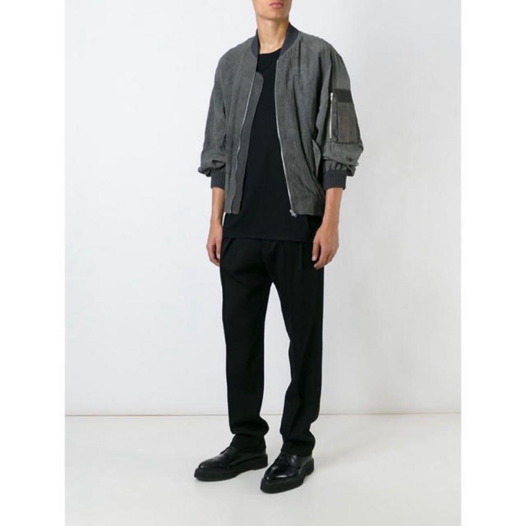 DAMIR DOMA ダークグレー ボンバージャケット 46