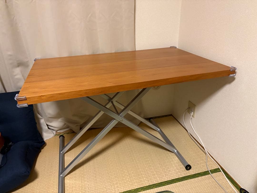 【2/14まで】ニトリ 昇降テーブル ACTIVE 120cm ウォルナット