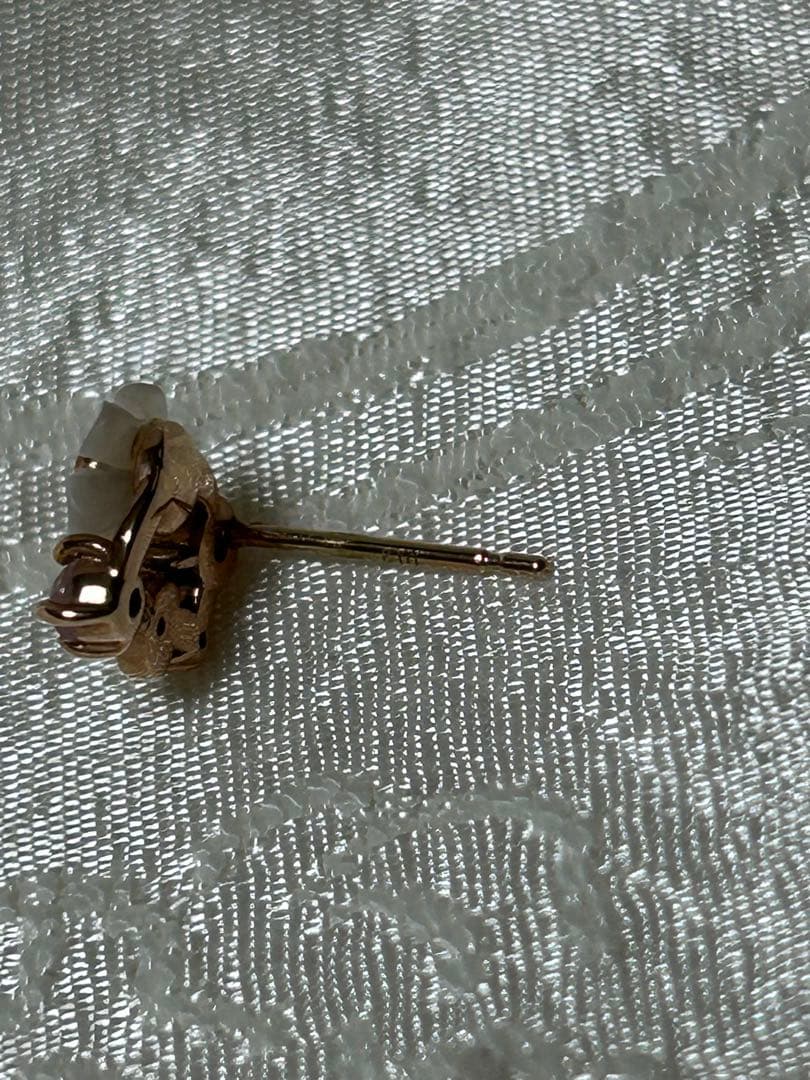 サマンサティアラ★K10フラワーブーケピアス