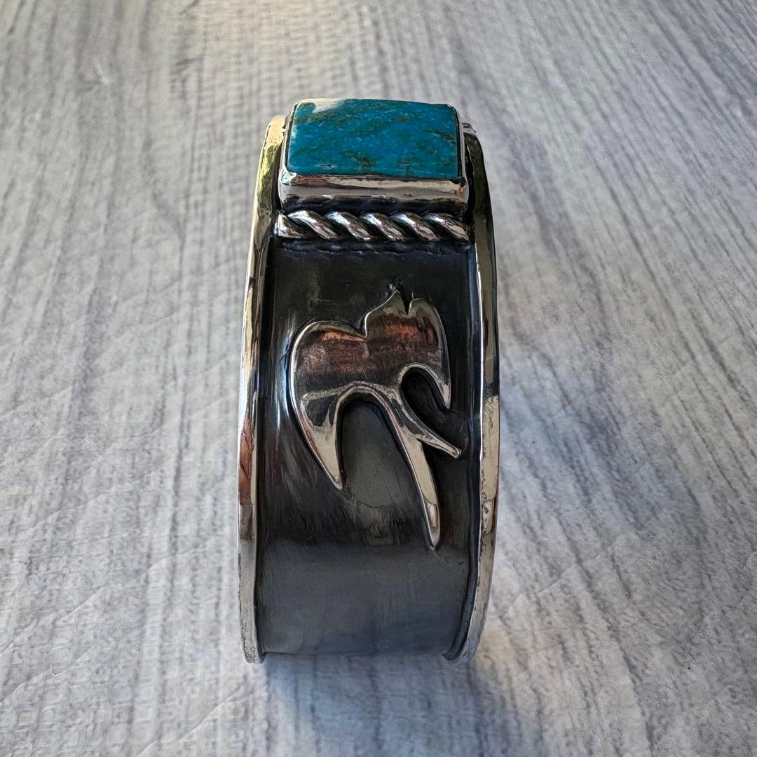 スパロウ　バングル　シルバー925 ターコイズ　ジョニーデップ