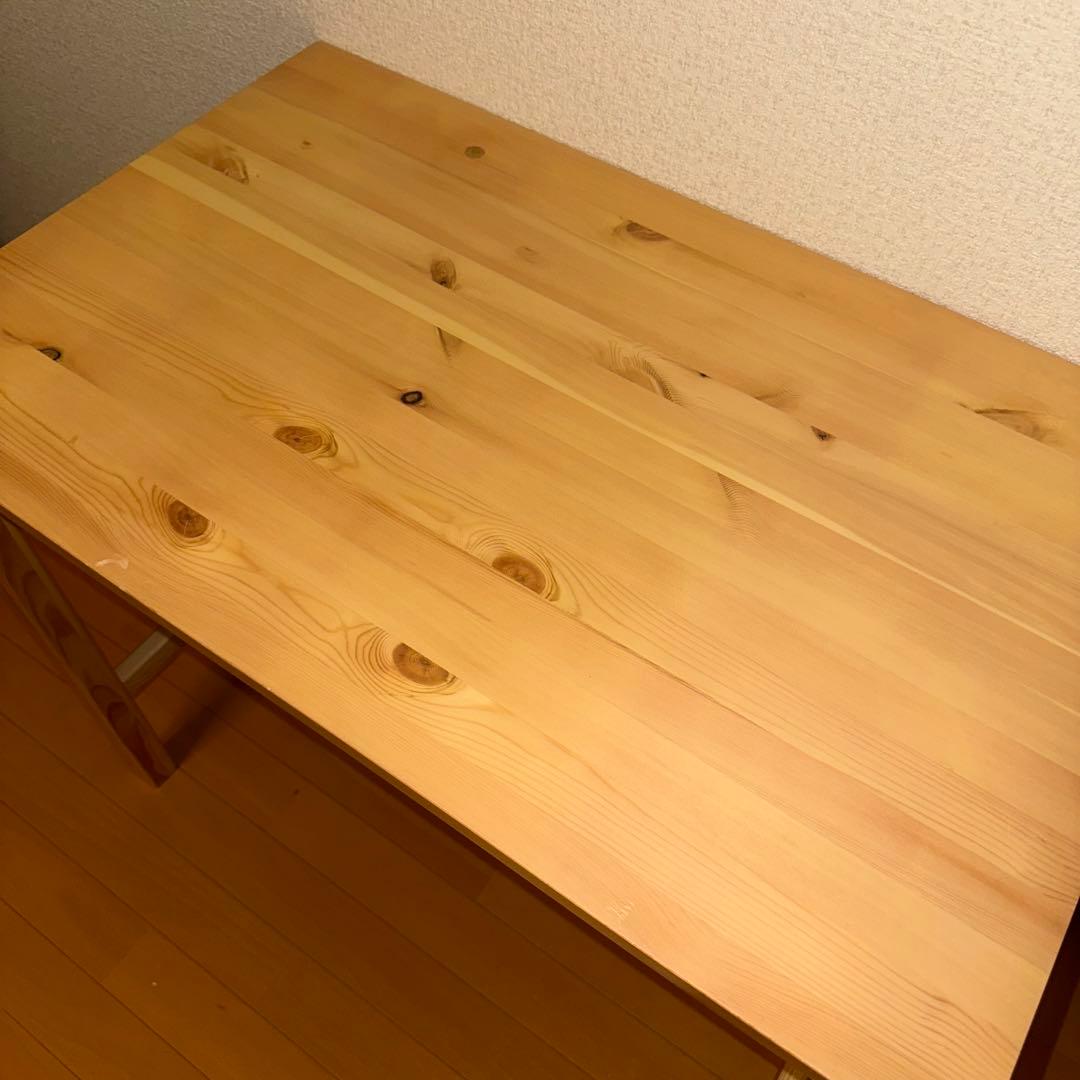 無印良品 折りたたみ テーブル パイン材