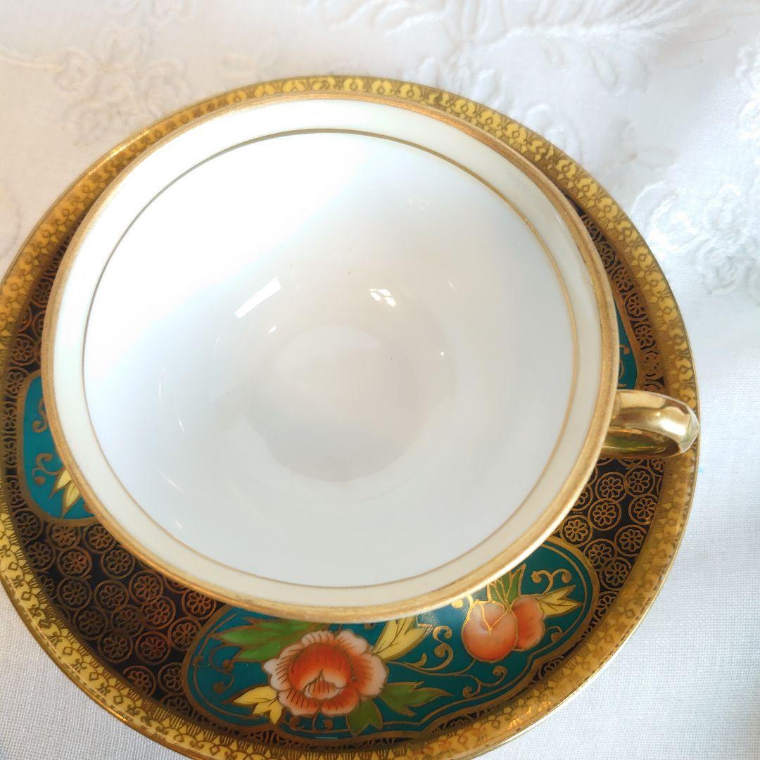 オールドノリタケ　カップ&ソーサー　トリオ　ケーキ皿