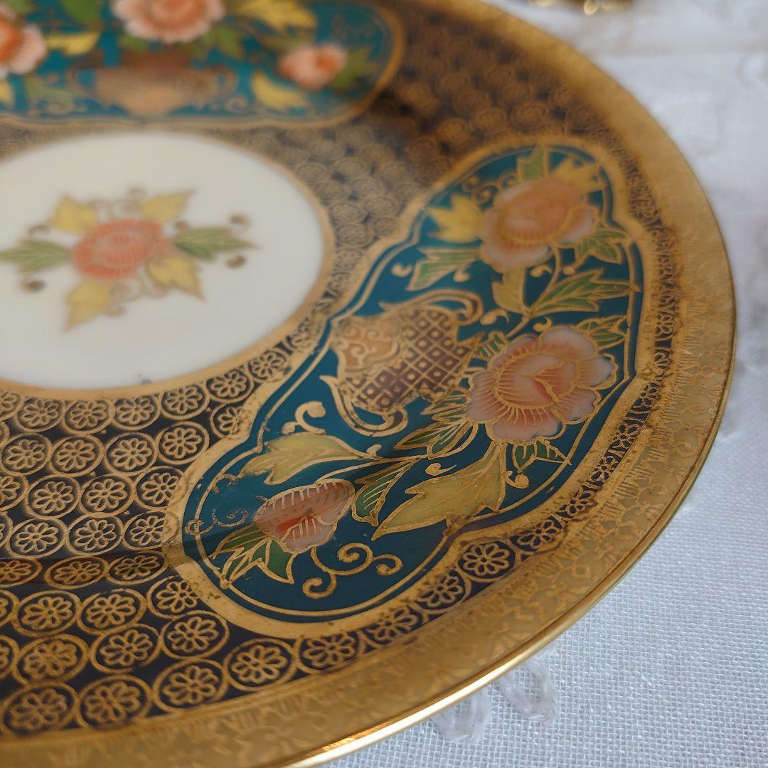 オールドノリタケ　カップ&ソーサー　トリオ　ケーキ皿