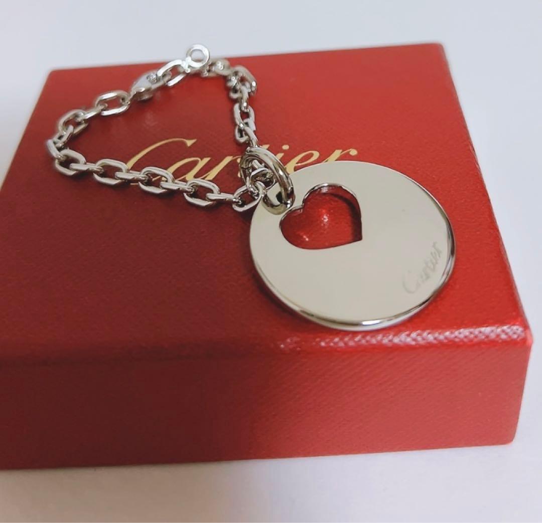 カルティエ　Cartier キーホルダー　ハート　箱付き