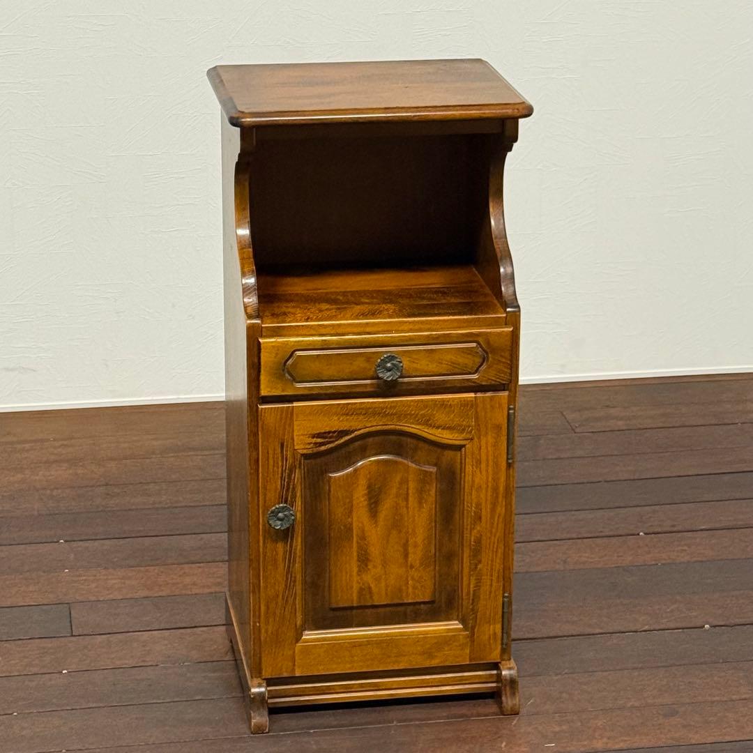 H19K79c カリモク オールドカリモク 電話台