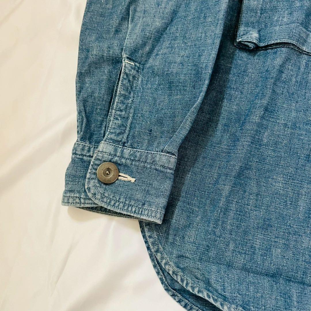 NIGEL CABOURN ナイジェルケーボン プルオーバー デニムシャツ