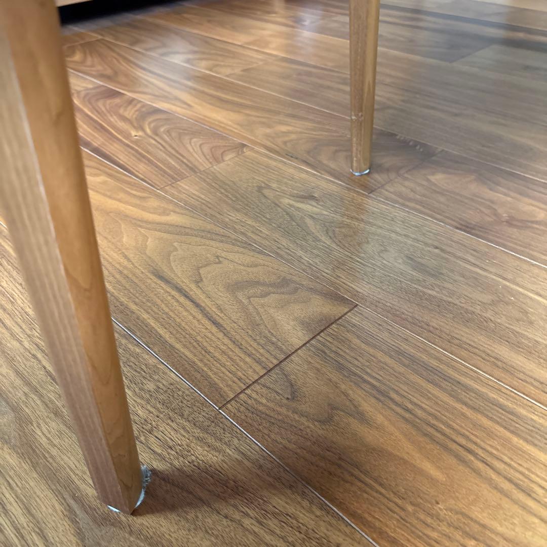 FUJI FURNITURE koti アームレスチェア本革ブラック①