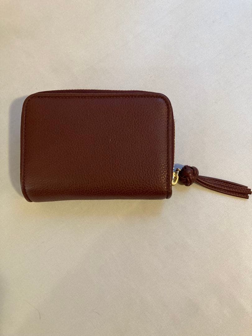 土屋鞄製造所 ブラウンレザー 二つ折り財布