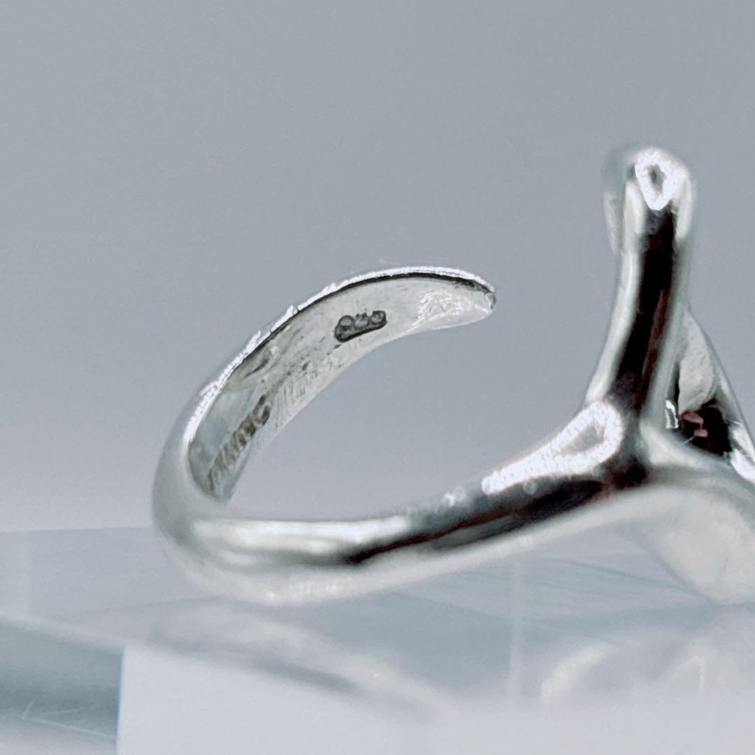 Tiffany ティファニー オープンハート リング シルバー925 7号 指輪