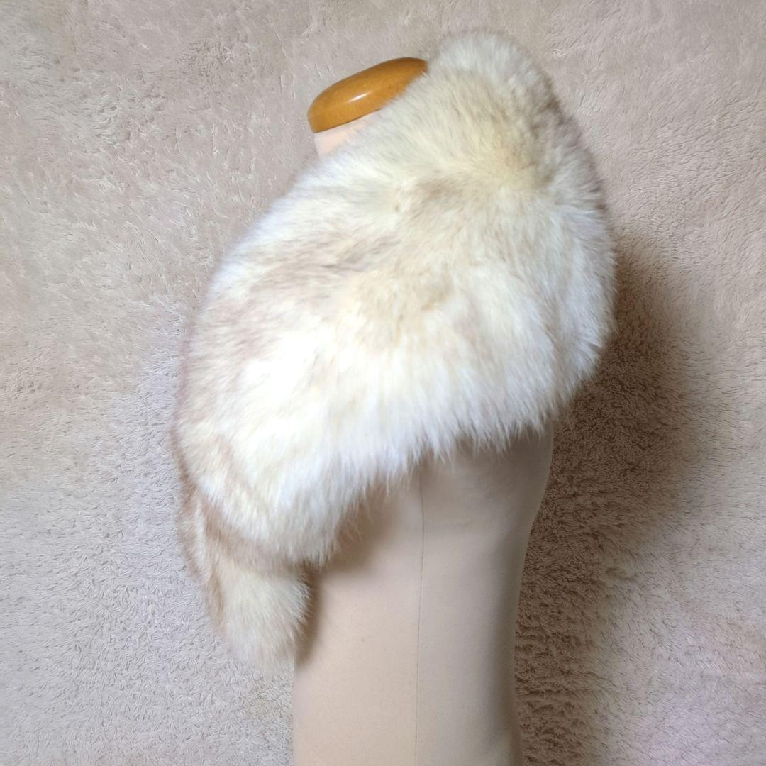 1回着用！SAGA FOX　高級フォックスファー大判ショール　成人式