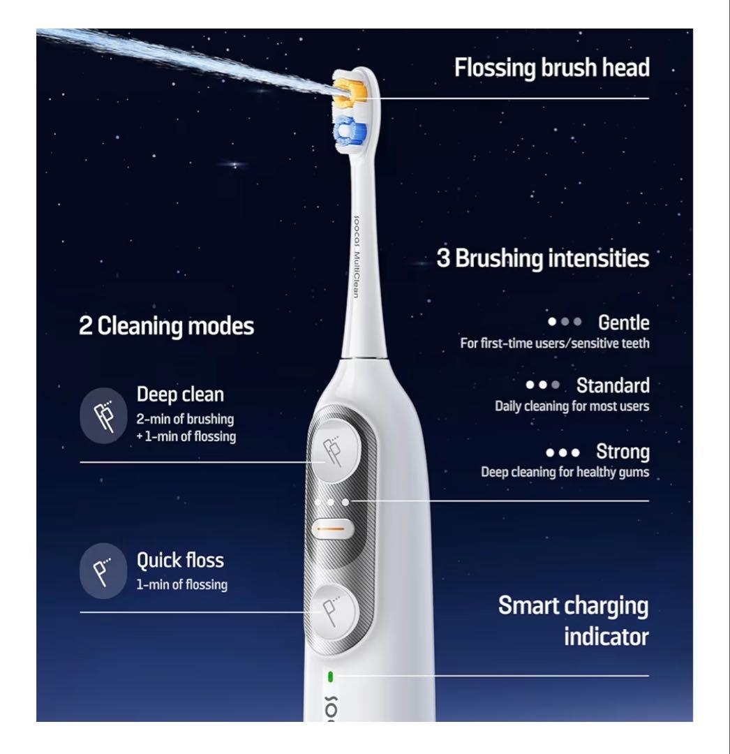 Soocas NEOS II – 音波式電動歯ブラシ＆口腔洗浄器