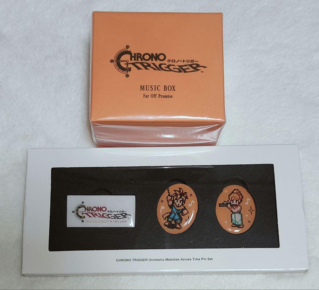 クロノトリガー オケコン 時を超える旋律 オルゴール ＆ ピンバッジ