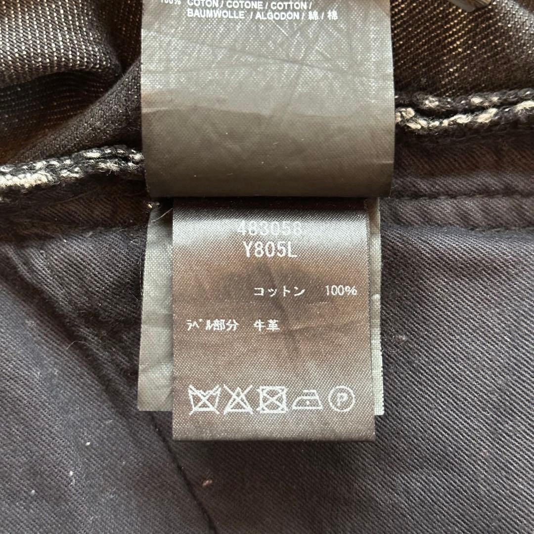 SAINT LAURENT PARIS バック刺繍　スキニーデニム　26