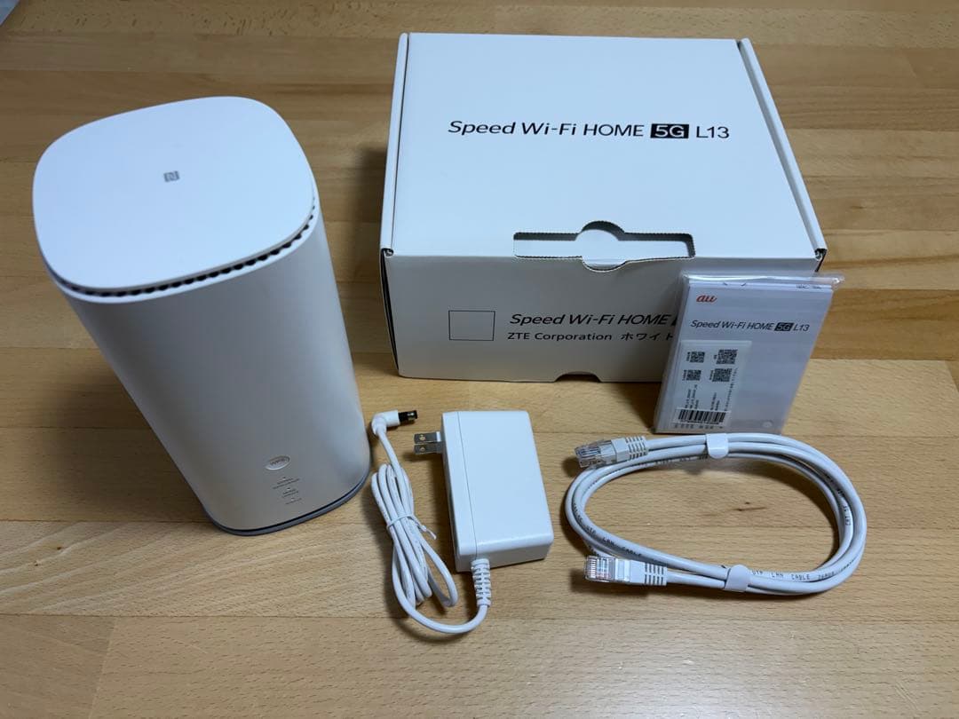 Speed Wi-Fi  5G L13 ZTR02　ホームルーター
