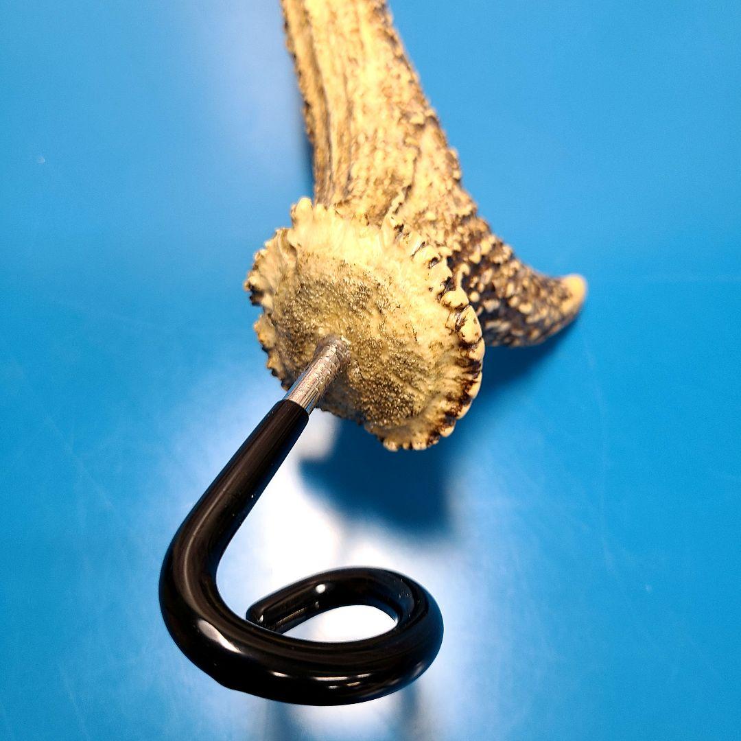 No590【20ミリ～25ミリ用】鹿の角、ランタンハンガー【無骨】