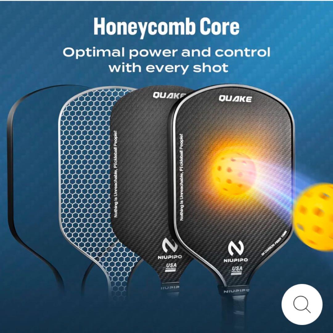 【コスパ◎】ピックルボールパドル　NIUPIPO QUAKE 3K