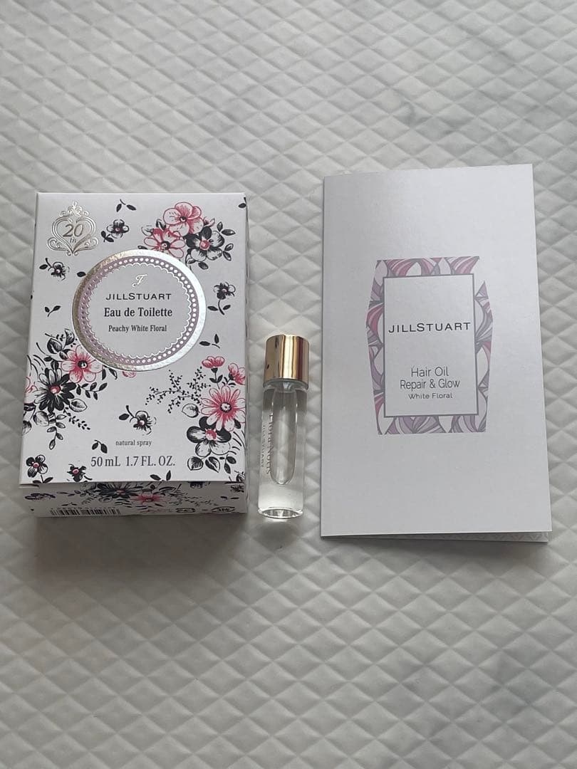 【ジルスチュアートセット】ピーチ ホワイトフローラル オードトワレ
