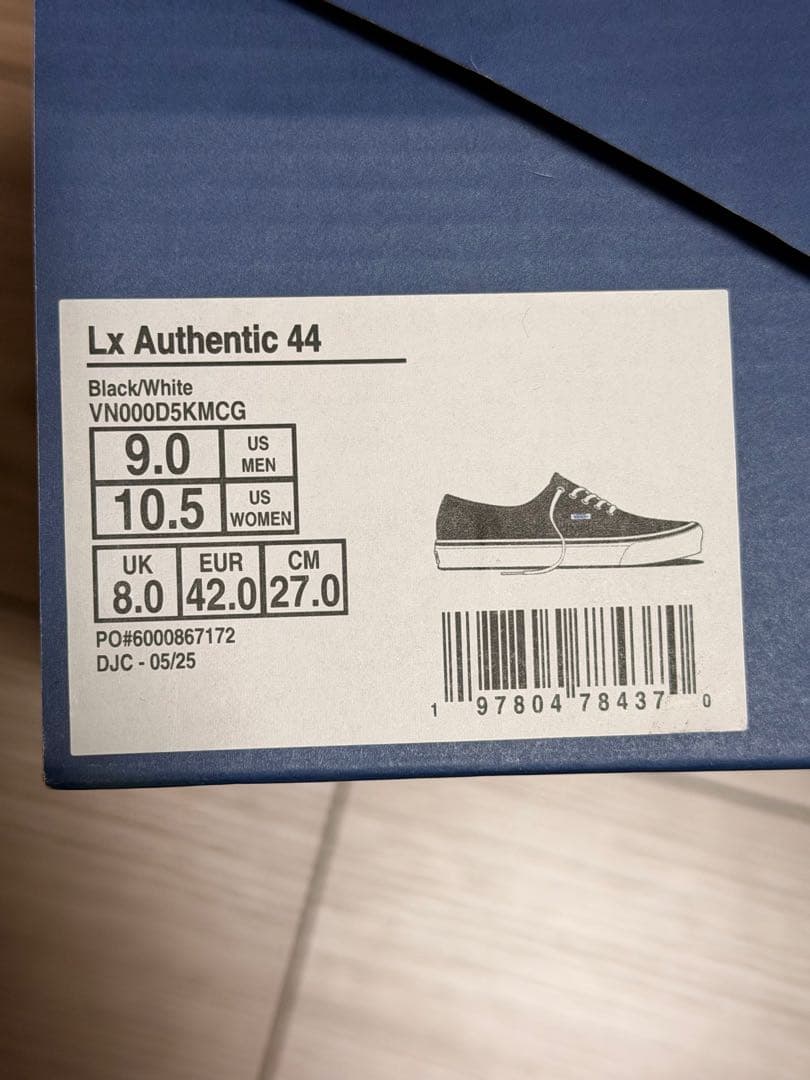 靴 VANS PREMIUM Authentic 44 JAPAN limited