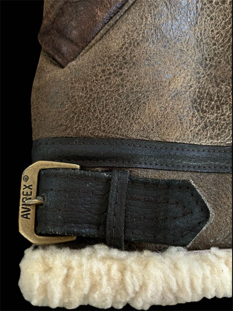 AVIREX B-3 ムートンフライトジャケット 38