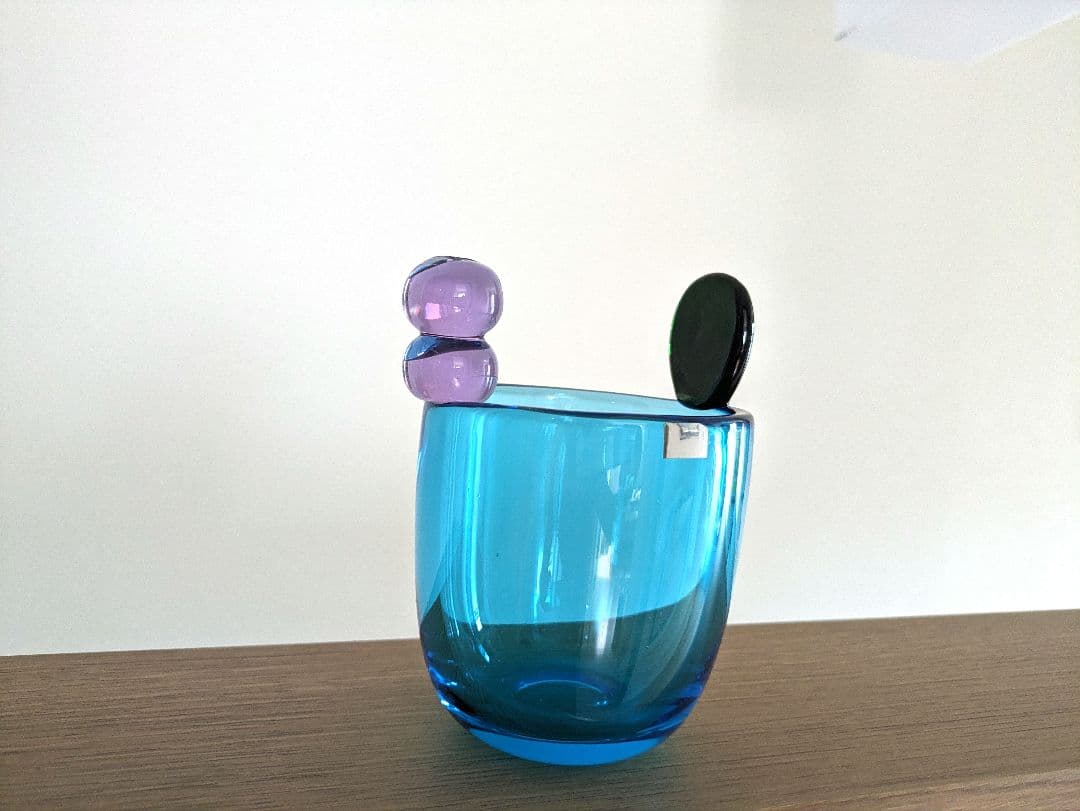 Pompom Vase　N527 　ブルー　ポムポムベース　オイヴァ・トイッカ