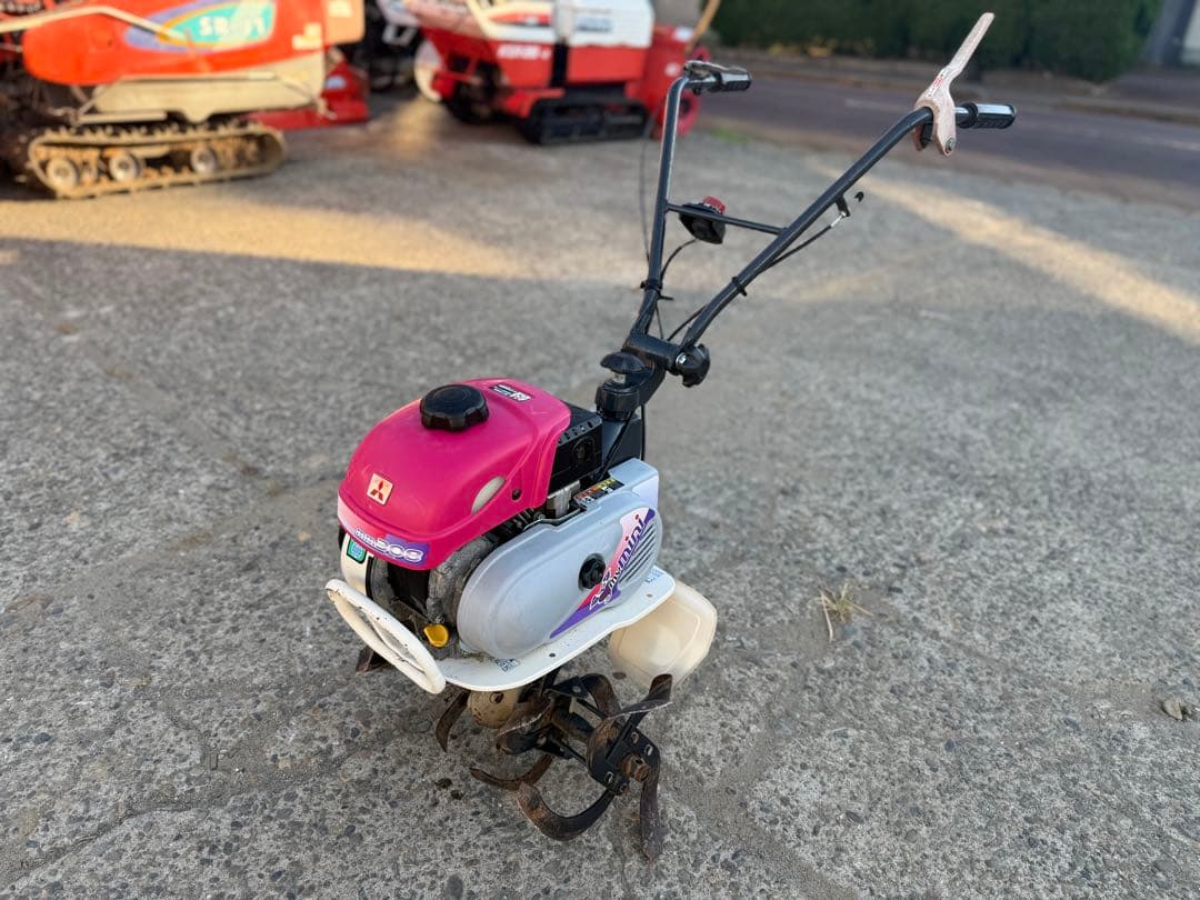 「新潟県長岡市発」三菱 管理機 MM308 ガソリン耕運幅630mm動作確認済み