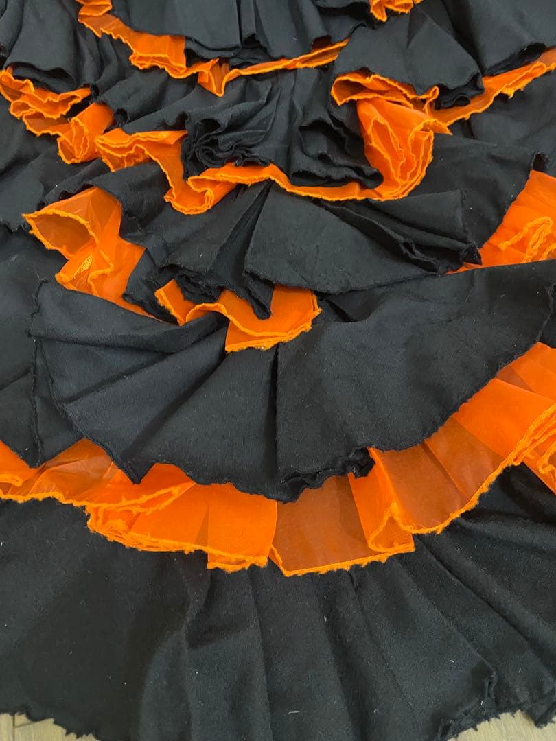 フラメンコ衣装 ファルダ バタデコーラ