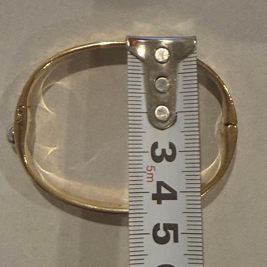 Louis Vuitton カフ・ナノグラム バングル ブレスレットS