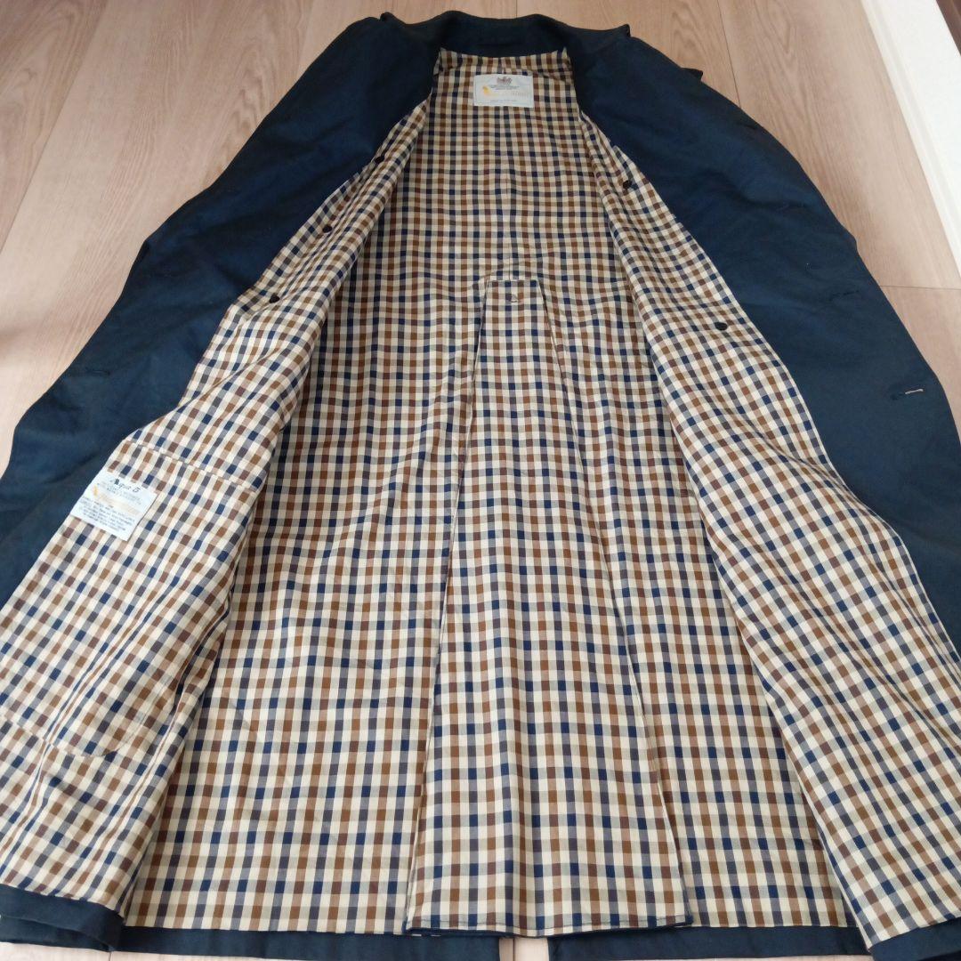 Aquascutum アクアスキュータム　トレンチコート　ネイビー