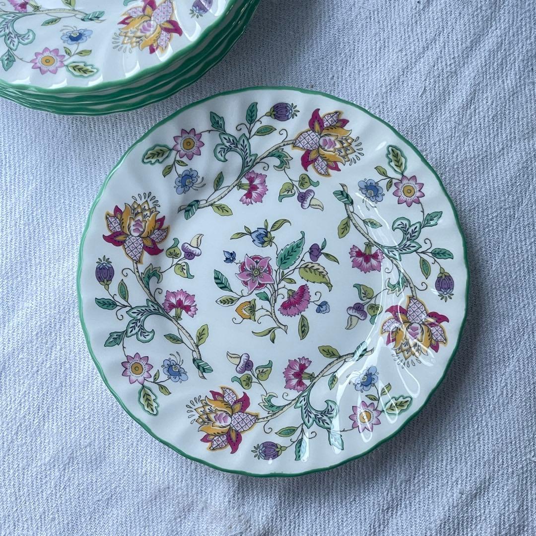 未使用箱付　ミントン　ハドンホール　ケーキ皿7枚セット　15.5cm