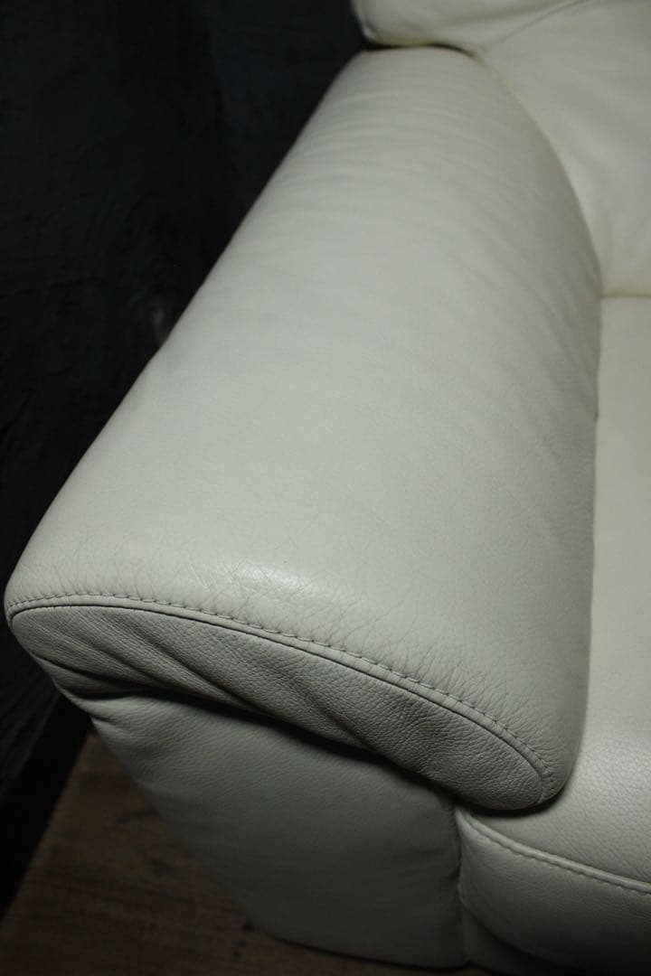 首都圏送無料〜ACTUS SHUL 総本革　3人掛け　超極上　当時35万　ソファ