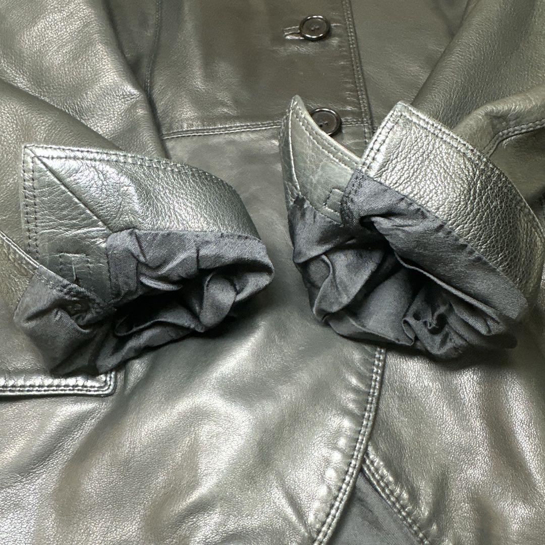 Gianni Versaceレザージャケット ブラック系 レディース