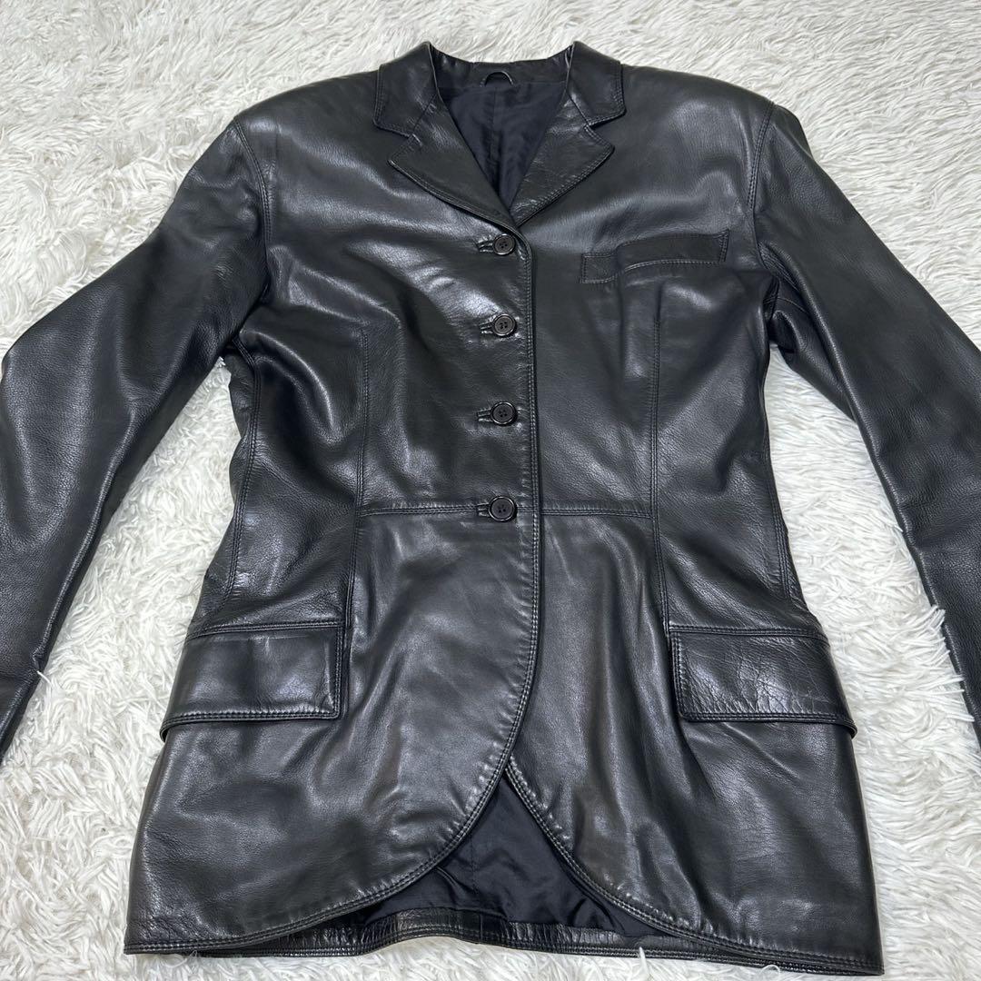 Gianni Versaceレザージャケット ブラック系 レディース