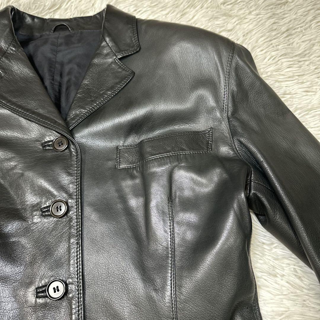 Gianni Versaceレザージャケット ブラック系 レディース