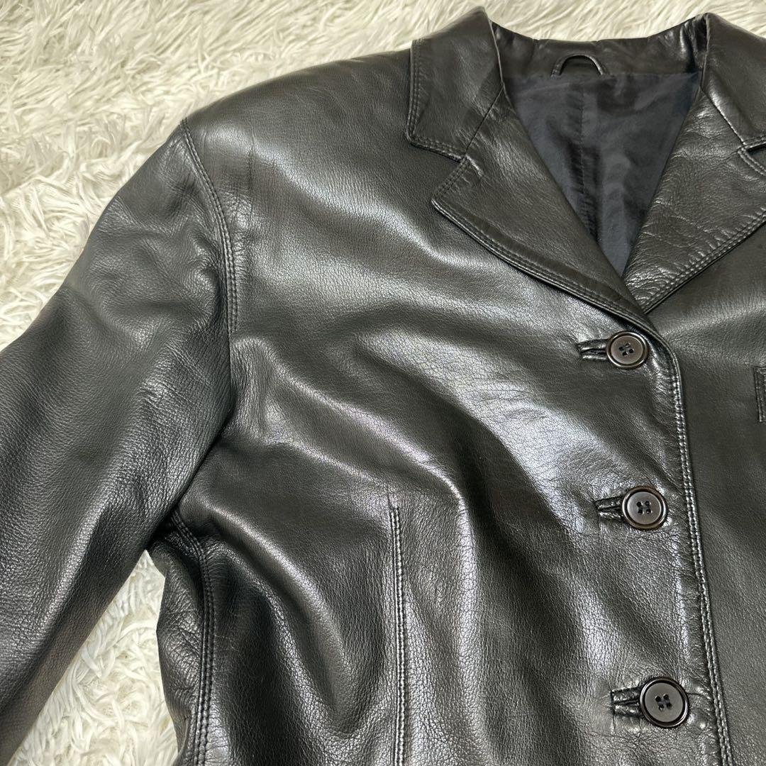 Gianni Versaceレザージャケット ブラック系 レディース