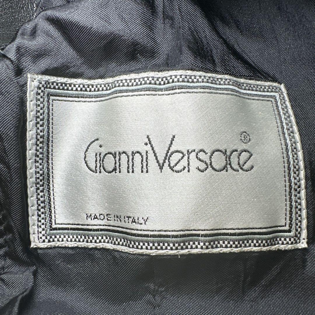Gianni Versaceレザージャケット ブラック系 レディース