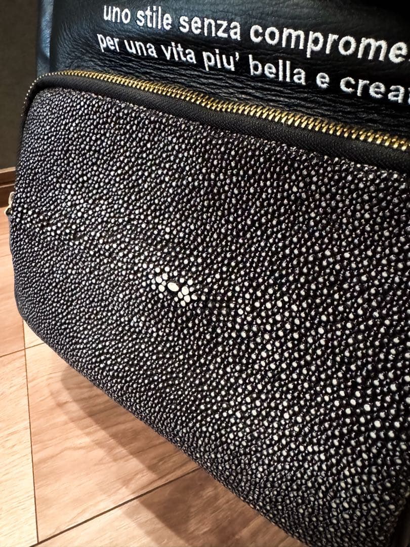 muta MARINE 希少 ガルーシャポケットレザーバックパック