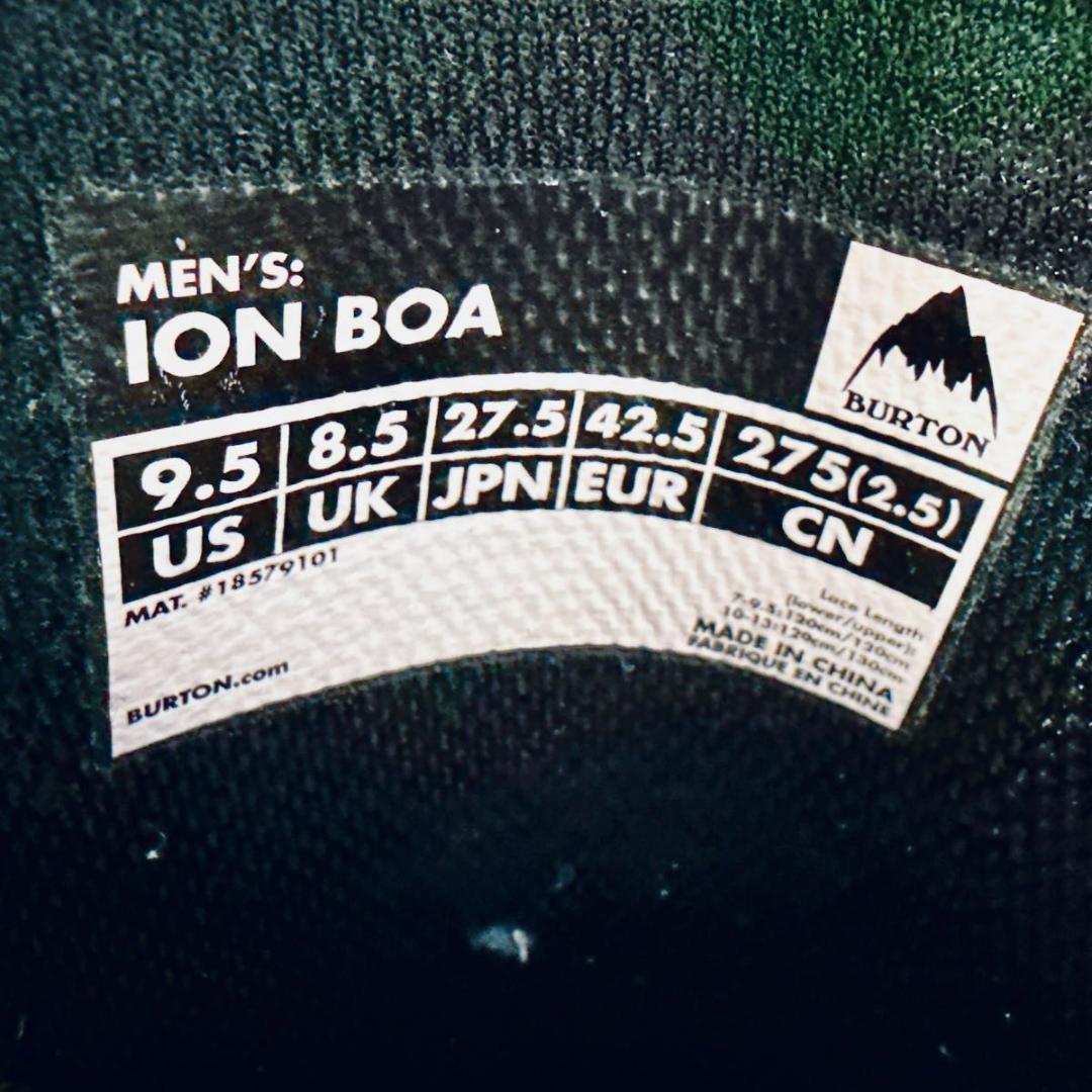 バートン ダブルボア BURTON ION スノーボードブーツ 27.5