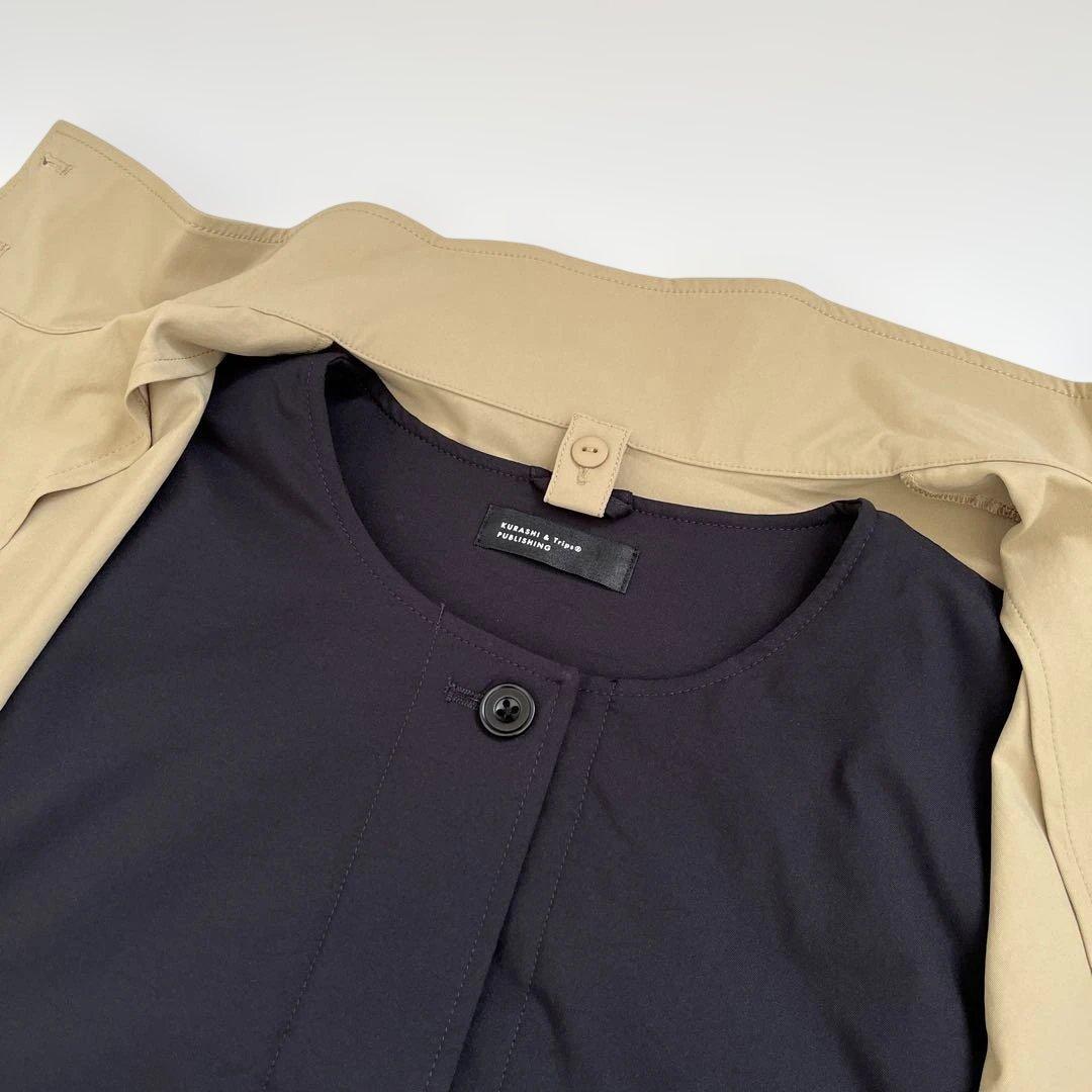 美品✨北欧、暮らしの道具店 3WAY かろやかコート 中綿ベスト付き M