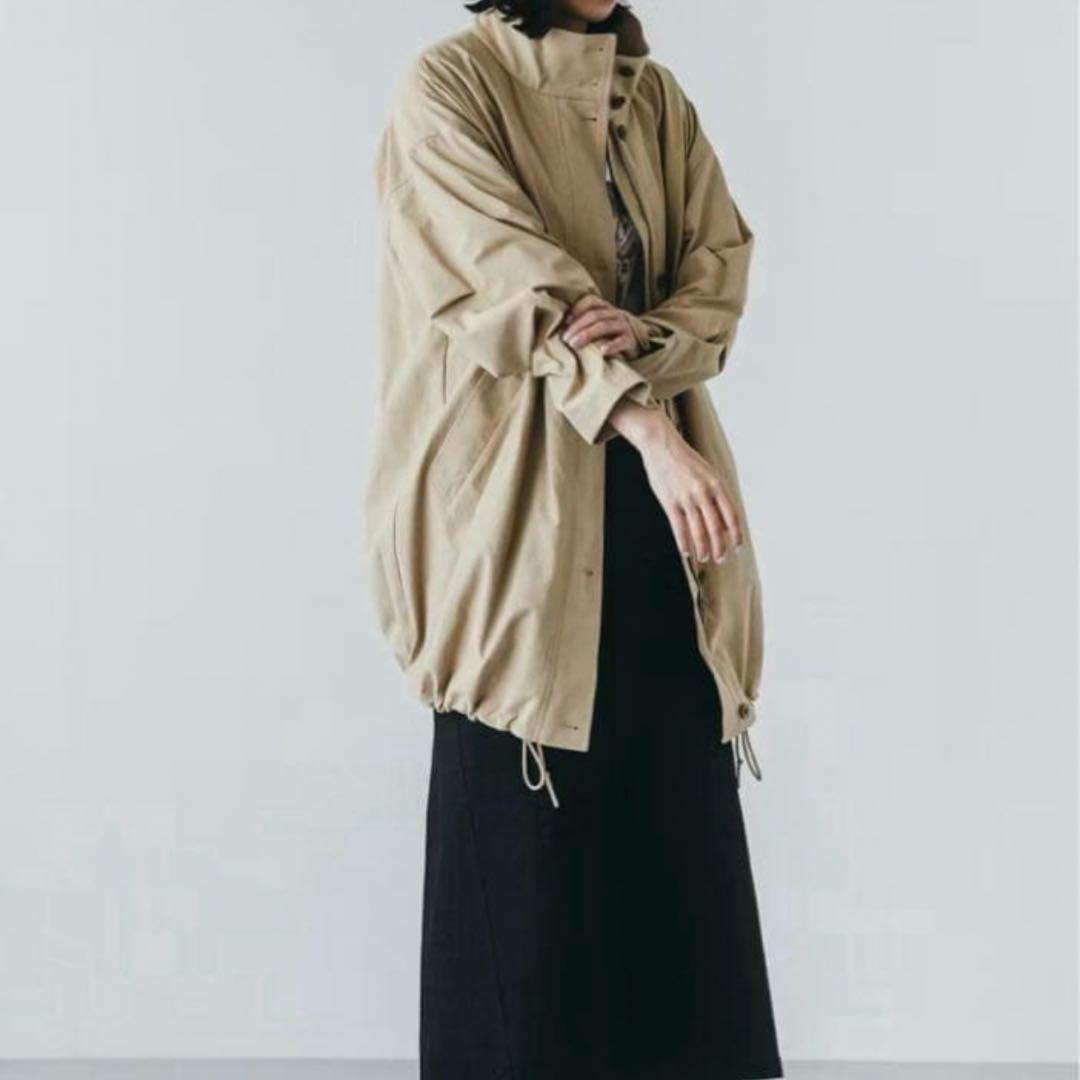 美品✨北欧、暮らしの道具店 3WAY かろやかコート 中綿ベスト付き M