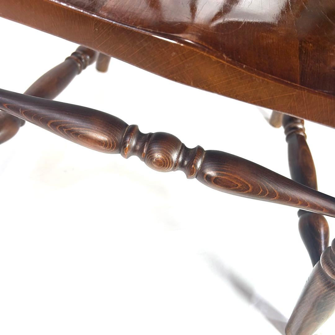 かしわ家具　ダイニングチェア　アンティーク　木製　ヴィンテージ