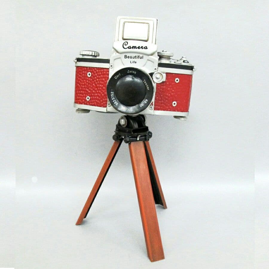 レトロ・スタンドカメラ型・バンク(貯金箱)